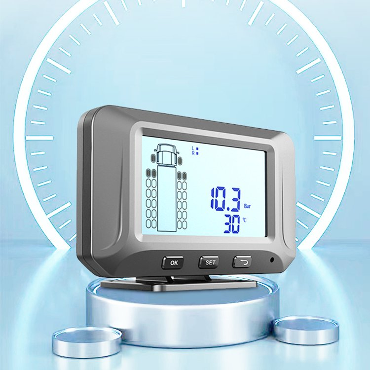 Best Seller Car LCD Display Solar Real Time Screen Receiver Tire Pressure Monitoring Device TPMS Sensors Tire Pressure Monitor System Sensor