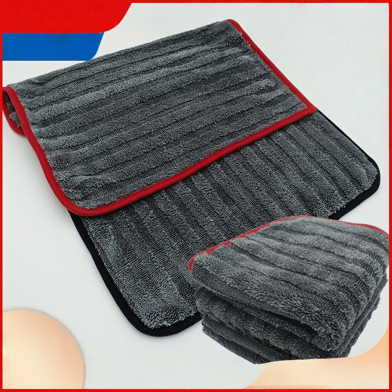 OEM/ODM Drying Non-Woven Microfibra 1200GSM Microfiber Towel Car High Quality Twisted Loop Microfiber Car Drying Towel for Car