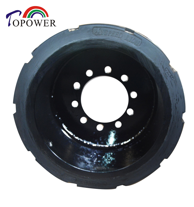 24X10X19 Press on Solid Tyre Industrial Rubber Wheel Tire for Milling Machine