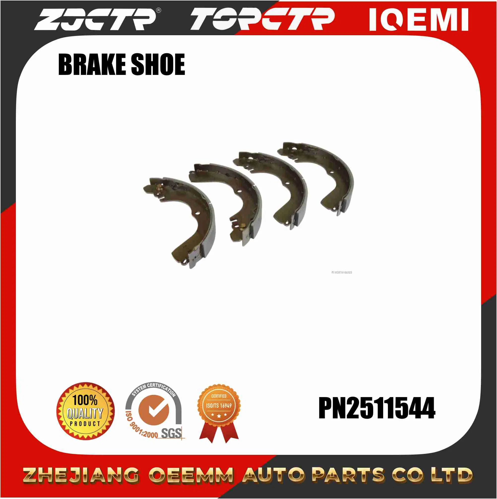 Zjctr/Brake Shoe/Fn6723/Mn102642/Auto Parts/Suspension Parts/Brake Shoe