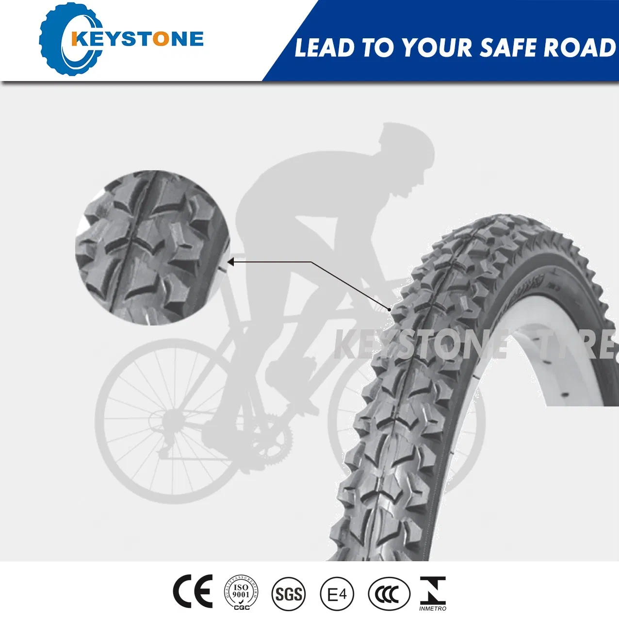 Велосипедная покрышка ECE Dual Compound для кросс-кантри