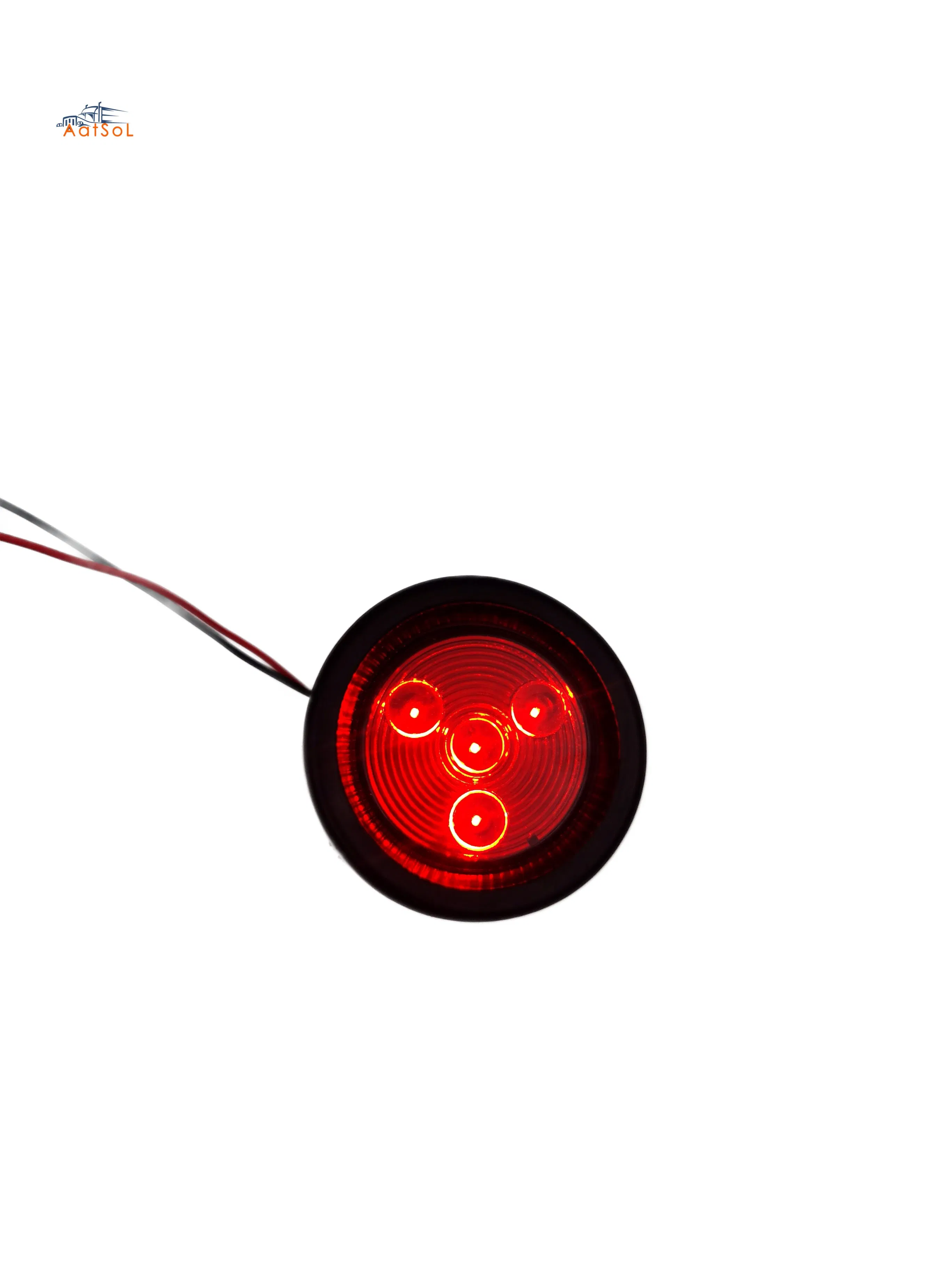 Круглый светодиодный габаритный фонарь 2 дюйма, 10-30В