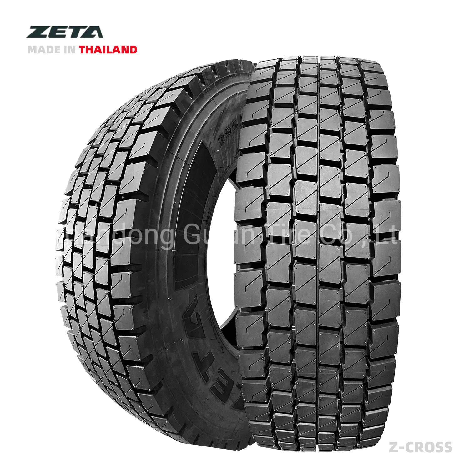 Thailand Truck Tyres 11r22.5 11r24.5 295 75 R22.5 14pr 16 Pr TBR Tires DOT ECE Approved Premium Zeta Brand