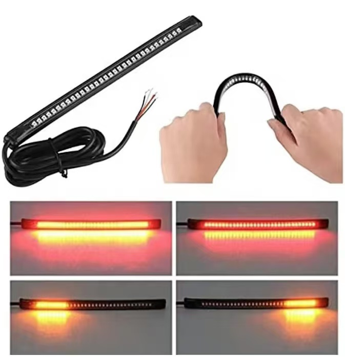 Универсальная светодиодная лента для мотоцикла, 32 LED, 8 дюймов