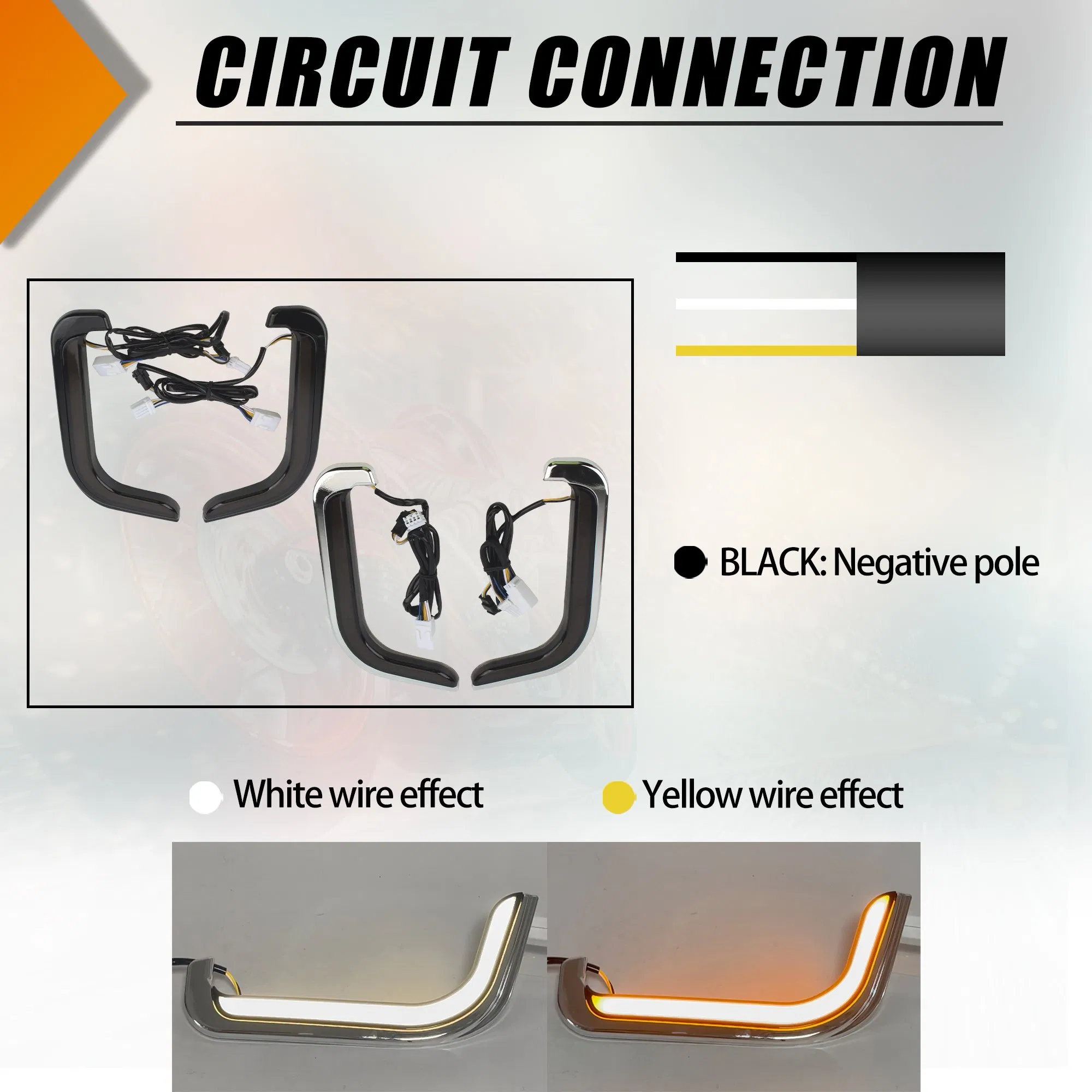 Поворотник светодиодный для Harley Touring 1996-2013