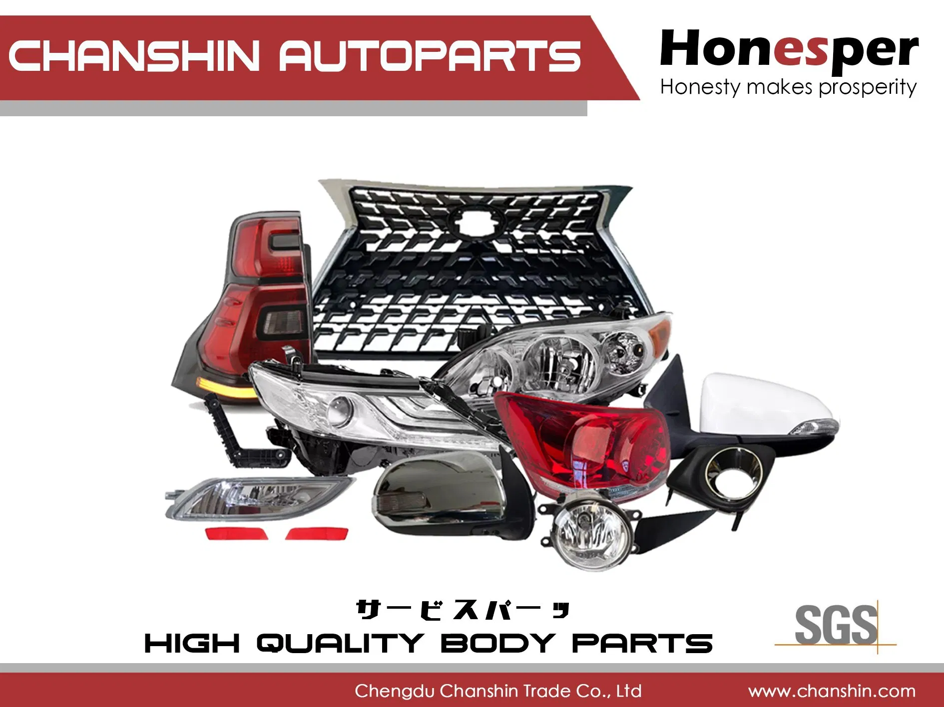 Wholesale Car Spare Parts Front Grille Car Accessories Auto Part Body Parts Bumper Grille for Toyota Tacoma 2019-2021 Pick-up 53101-04100