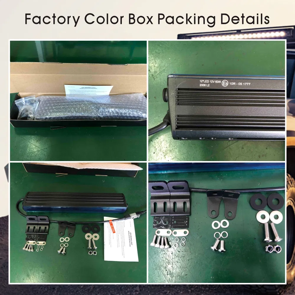 10 Inch Single Row Slim LED Light Bar 4X4 Waterproof Auxiliary ATV LED off Road Light Bar Car Light