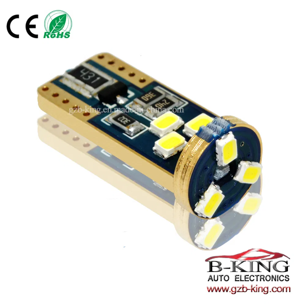 Лампочка светодиодная T10 9SMD Canbus White 3030
