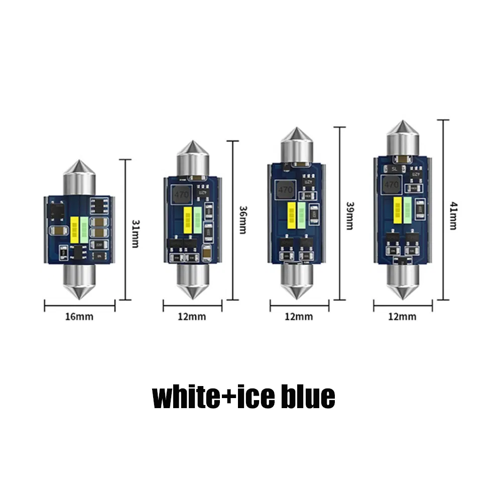 Светодиодная лампа C5W 36мм Dual Colour для авто
