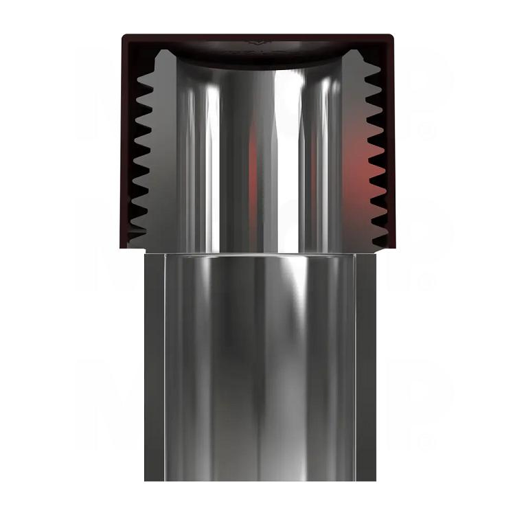 3 Inch Galvanized Steel Pipe Plastic Round Pipe End Cap for Tubing Protection From Damage and Contamination