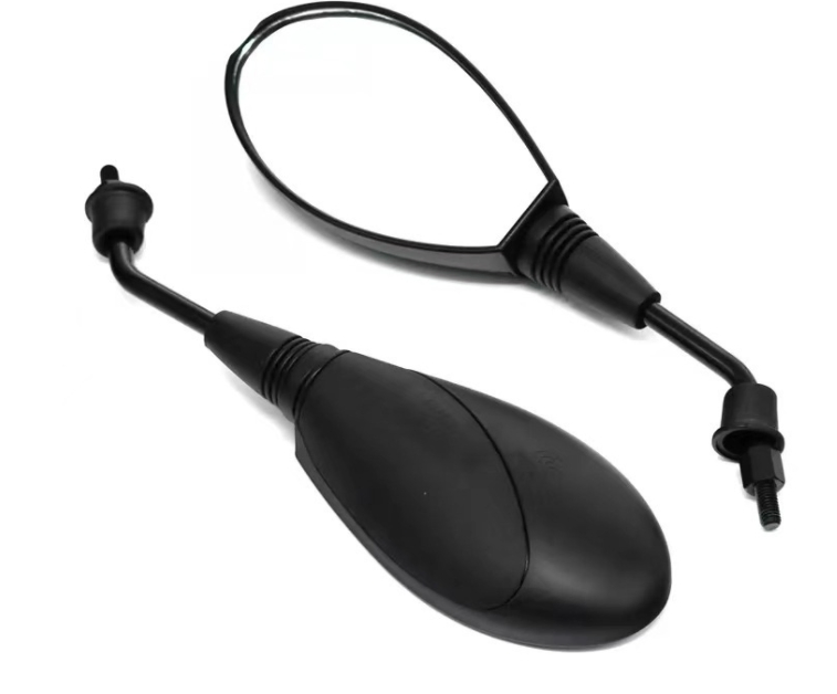 Motorcycle Emarked Mirror Plastic M8 Black