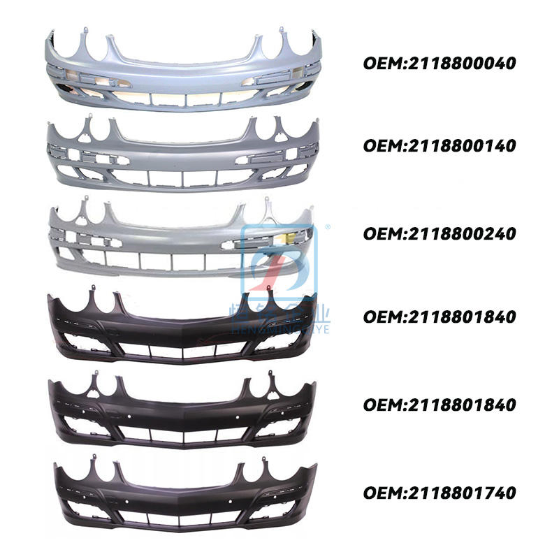 Car Accessories Car Bumpers Parts White Color Replace Auto Parts for Mercedes Benz E Class W211 Front Bumper