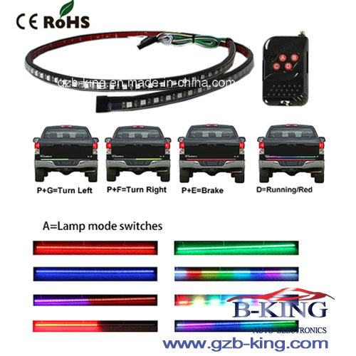 Гибкая RGB LED лента с пультом, IP68, для авто