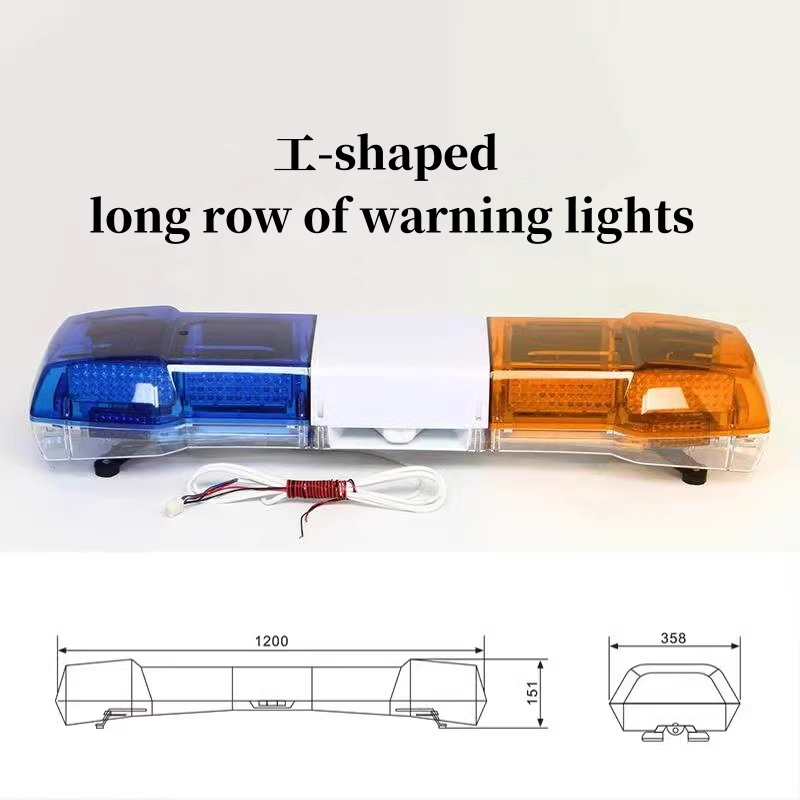 Warning Flashing Emergency Light Bar Flashing