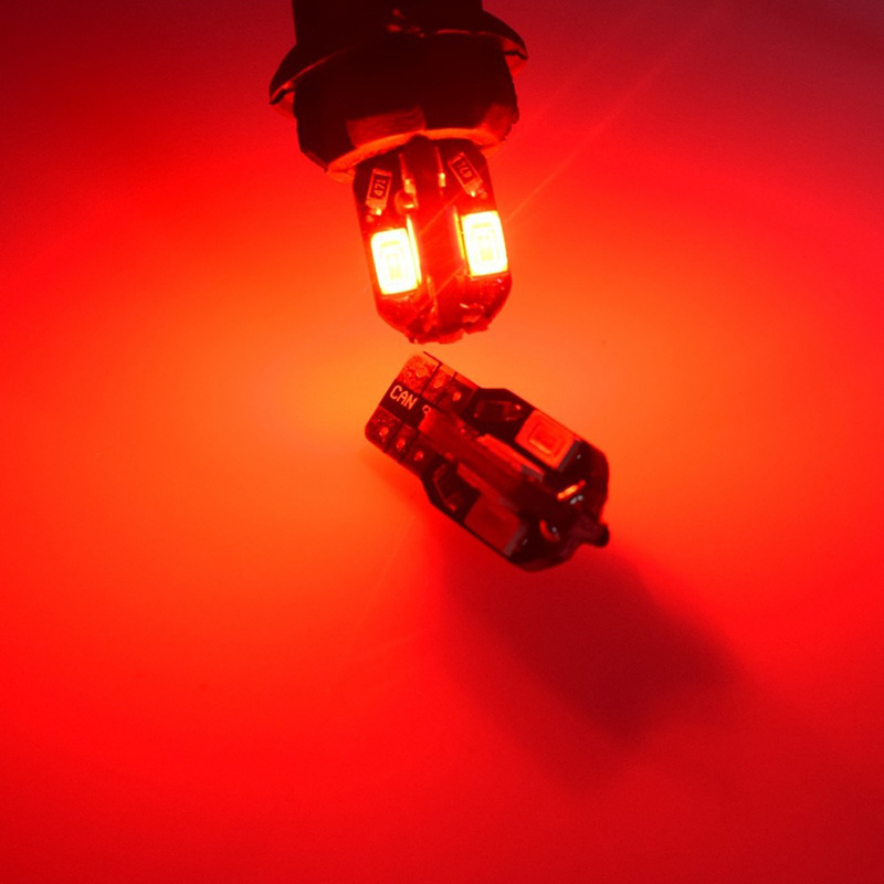 Светодиодная лампа W5W T10 8SMD для салона автомобиля