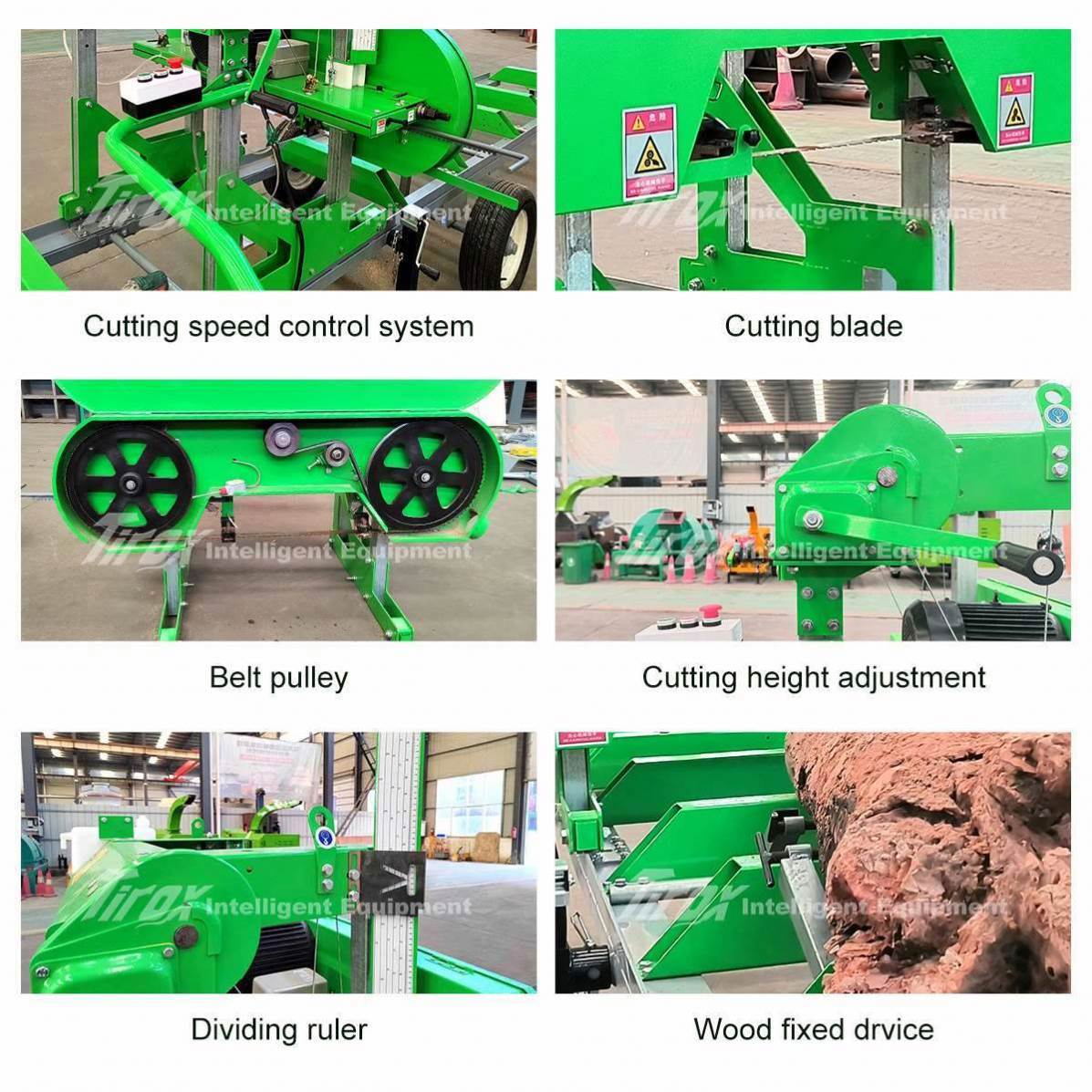 Портативная ленточная пила CNC для высокоточной резки древесины