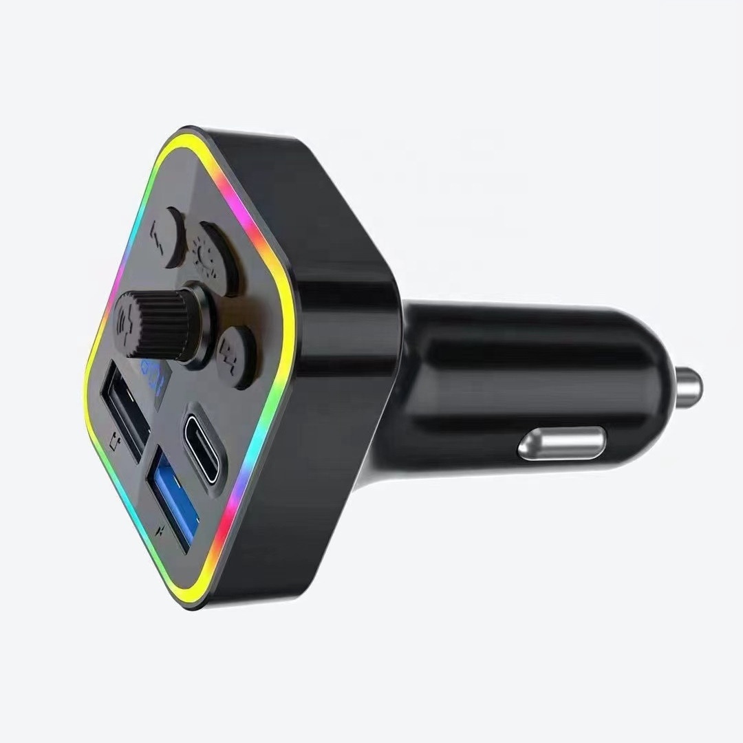 Автомобильный Bluetooth-адаптер M3 с FM-передатчиком, MP3 и быстрой зарядкой USB