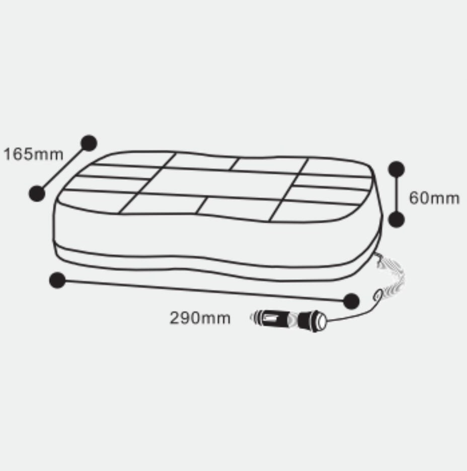 Strong Bright Amber Offroad Mini Trailer Rotating Beacon LED Strobe Light