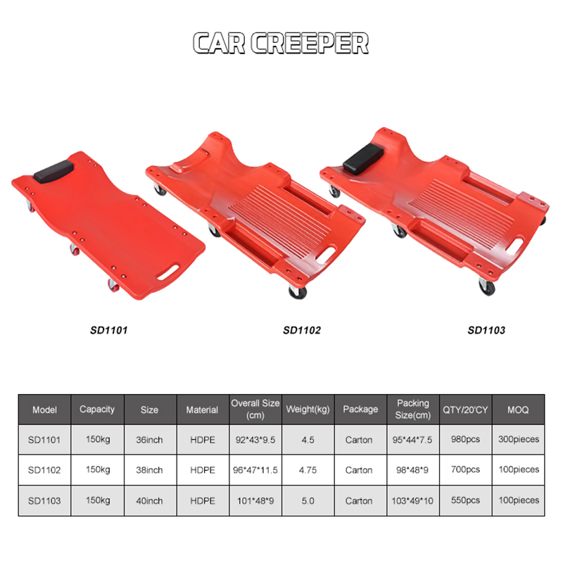 Hot Sale Car Creeper Machine for Auto Workshop Equipment