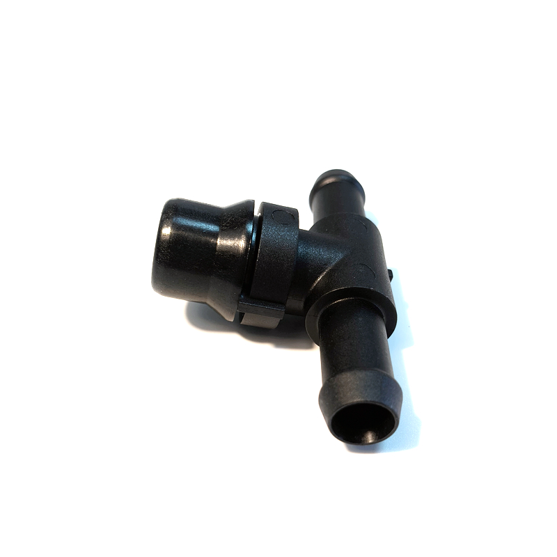 OEM Customized Car Auto Part Premium Black Plastic Quick Connector for Durable Hose Tee Use