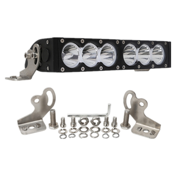 Wholesale LED Light Bar 60W 11.5inch LED Light Bar Car, White Single Row LED Light Bar for Trucks and Auto Parts