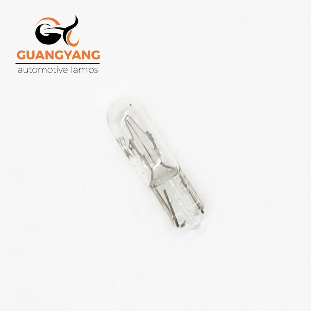 Лампа автомобильная T5 W1.2W 12V, теплый белый свет