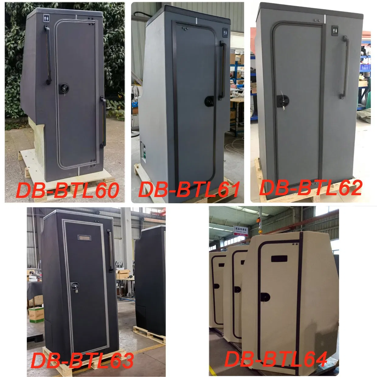 Various Models Middle Rear Position Bus Coach Toilet Washroom