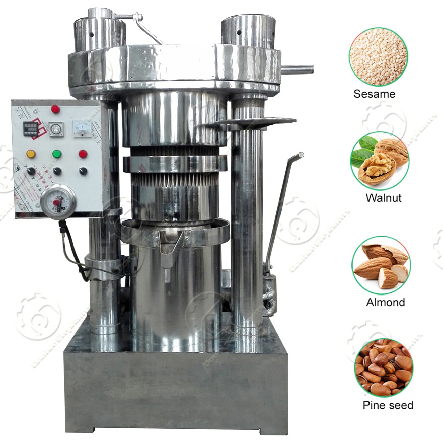 Гидравлический маслопресс 120кг/ч для орехов и семян