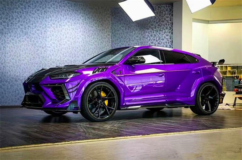 Msy Style Forged Carbon Fiber+Fiberglass Rear Diffuser Bumper Trunk Spoiler Racing Wing Body Kit for Lamborghini Urus