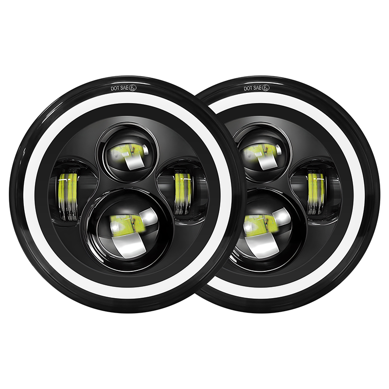 Светодиодная фара Wrangler JL RGB с APP управлением