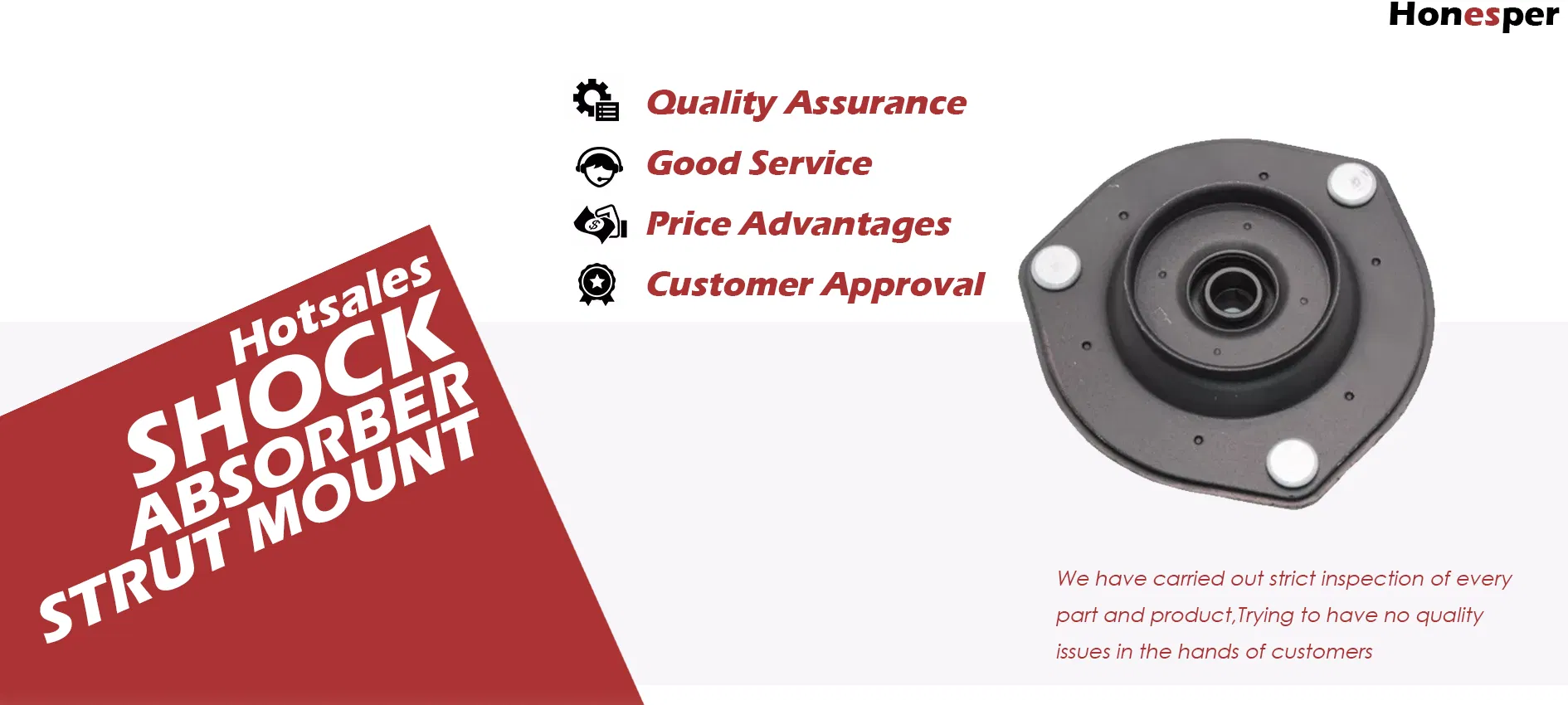 Wholesale Car Spare Parts Auto Part Suspension Parts Shock Absorber Strut Mount for Toyota Vios Soluna Vios Yaris Vitz Axp42 48609-0d030