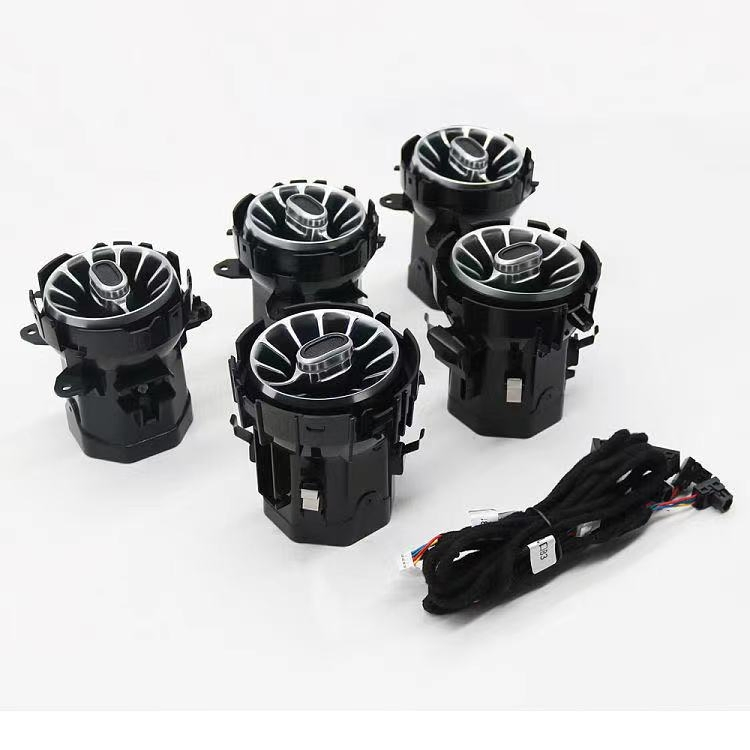 Mercedes New a-Class W177 Car Ambient Light Kit 4D Rotating Tweeter 64 Color Door Speaker Interior LED Headlights