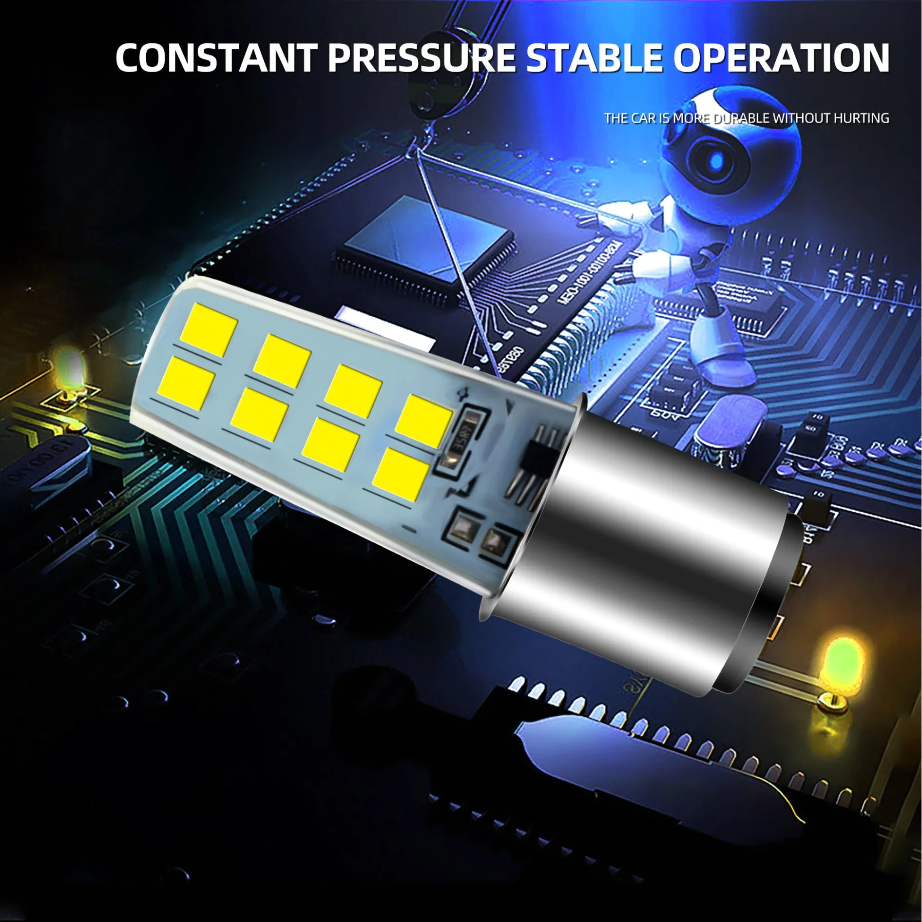 Светодиодные лампы 1157 2835 для стоп-сигналов и габаритов