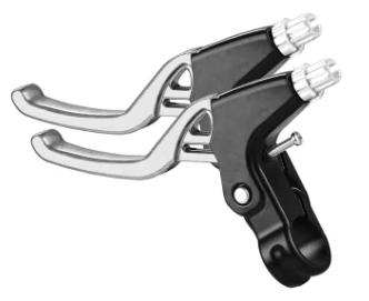 Рычаг тормозной для велосипеда (3 пальца, черный)