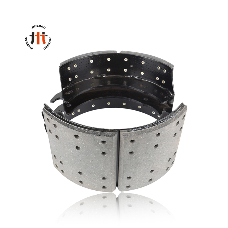 4707 Q+ Lined Brake Shoe Set for Semi Trailer Drum Brake OEM Truck Brake Parts Exported to South America