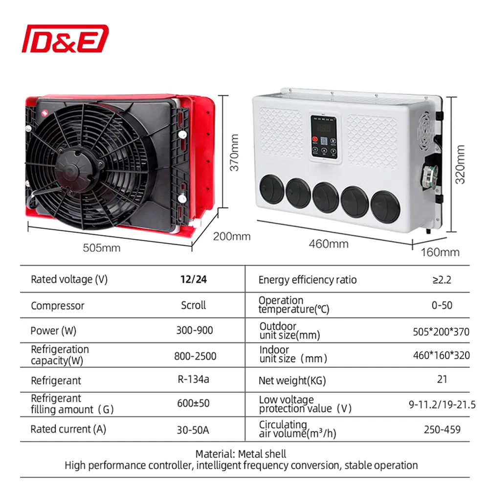 Автокондиционер Split Boxtype 12V для парковки