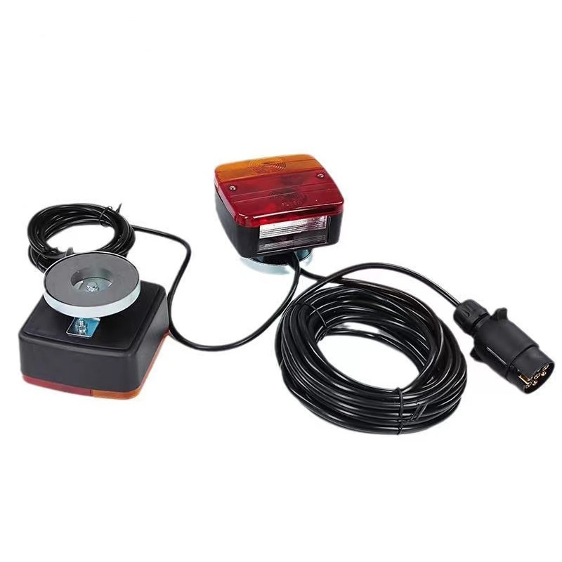 12V IP68 Waterproof LED Trailer Light Kit 10m Cable Tail Lights Trailer RV Truck Van Warning Lights with 7 Way Plug