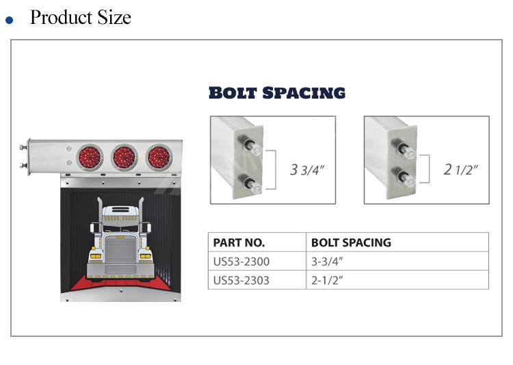 Кронштейн для брызговиков грузовика, нержавеющая сталь
