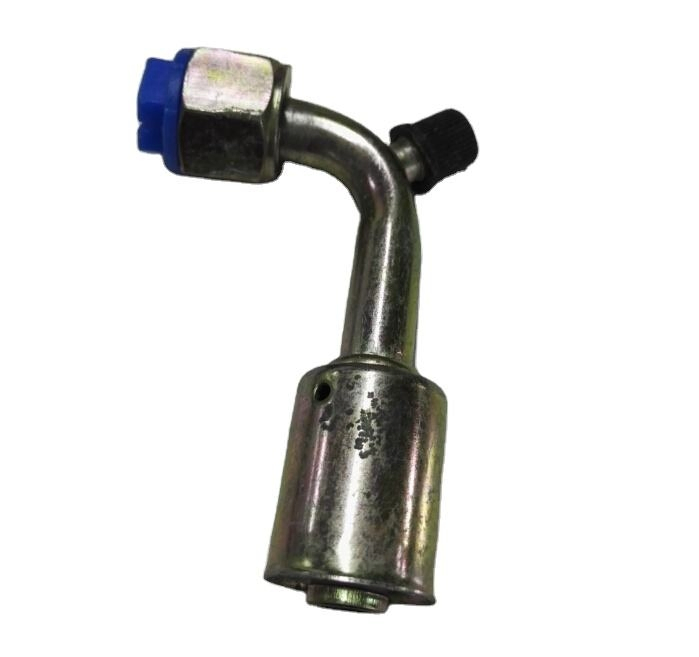 Aluminum Air Conditioning Heater Pipe Hose #10 Male Female Firewall Pass Through 5/8" Hose Barb Connector Bulkhead Auto Fitting