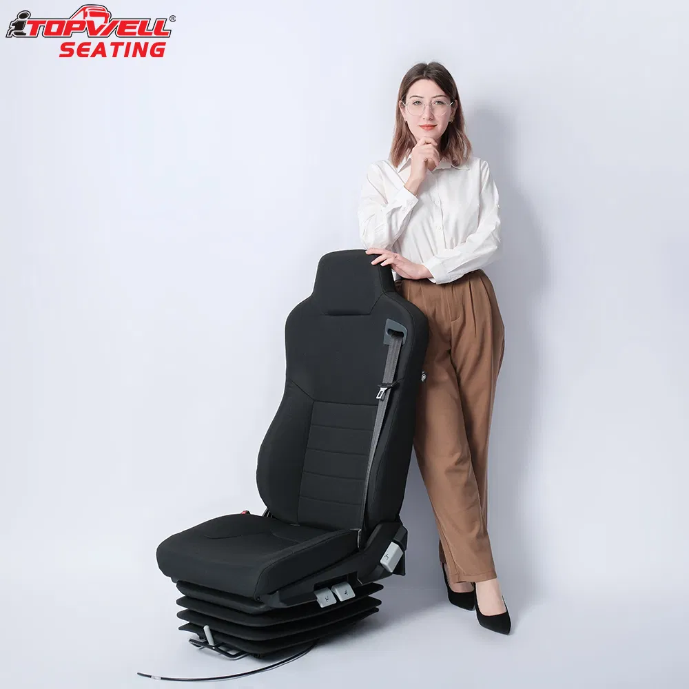 Original Isri6860 Style Pneumatic Suspension Driver Seat Modified for Heavy-Duty Trucks