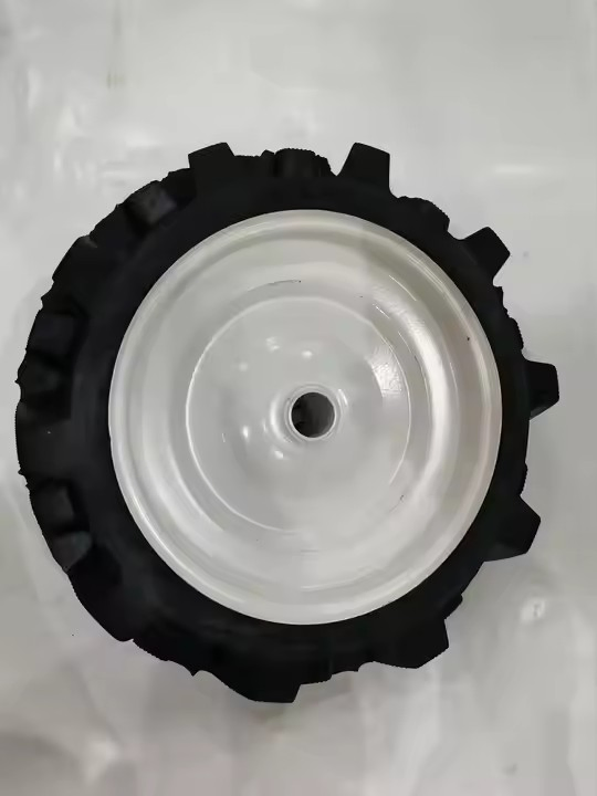 Hot Selling Agricultural Mini Tiller Tire 15X400-10 Solid Herringbone Wheel