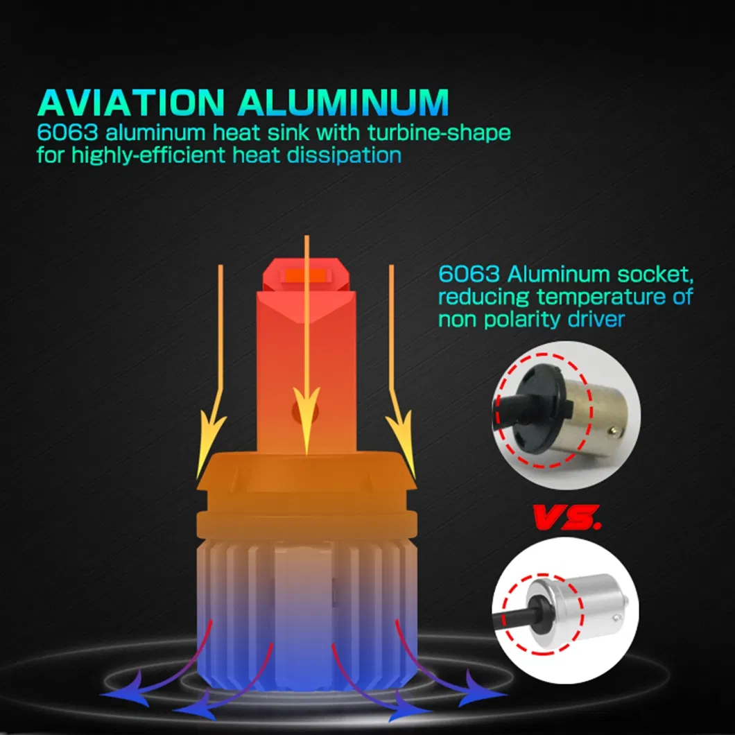 Стробоскоп G-View GR White 12-18V T20 Canbus 1156 LED