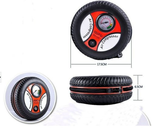 Mini Portable Car Air Compressor 12V Electric Tire Inflater 260psi Vehicle Pump