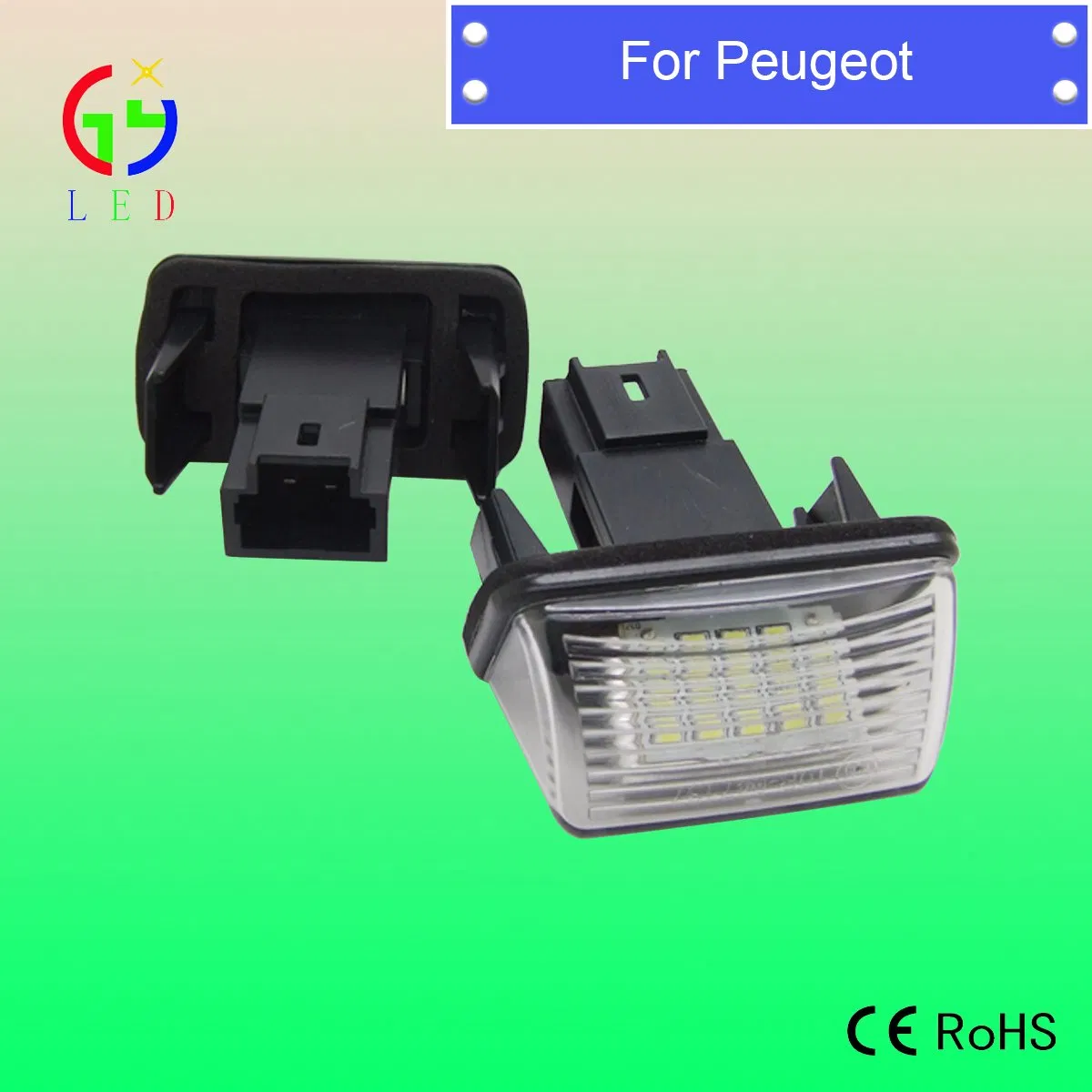 Светодиодный фонарь номерного знака для Peugeot
