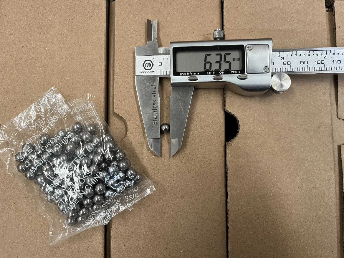 Шарики для велосипедных подшипников 6.35мм