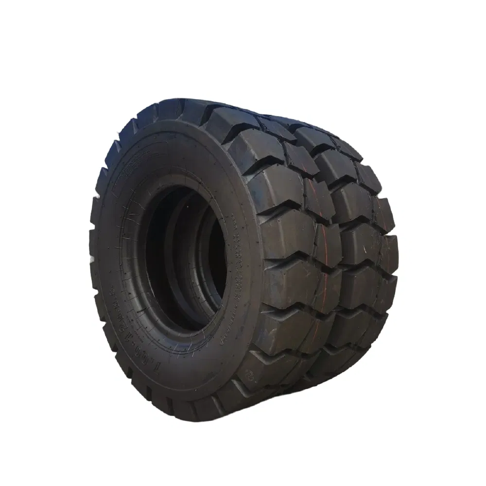 Шины для погрузчиков: пневматические, цельнолитые, 7.00-12