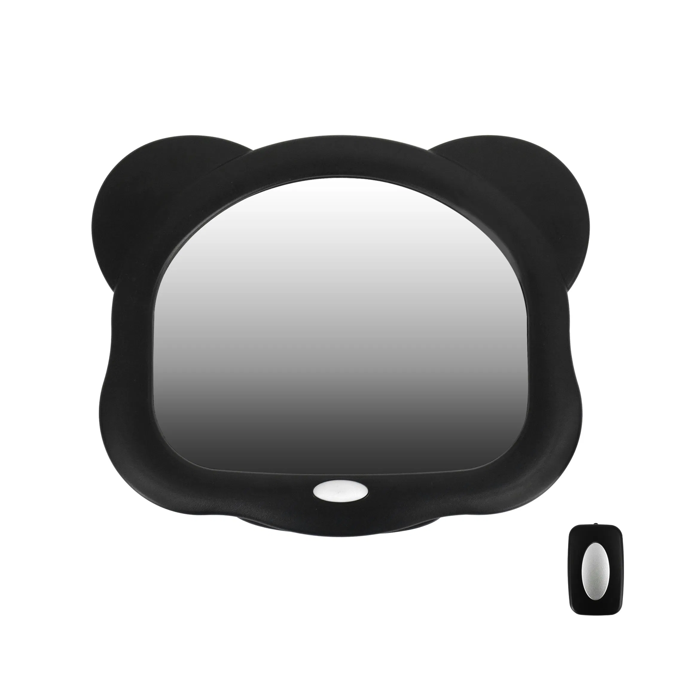 LED Bear Shape Baby Car Rear View Mirror