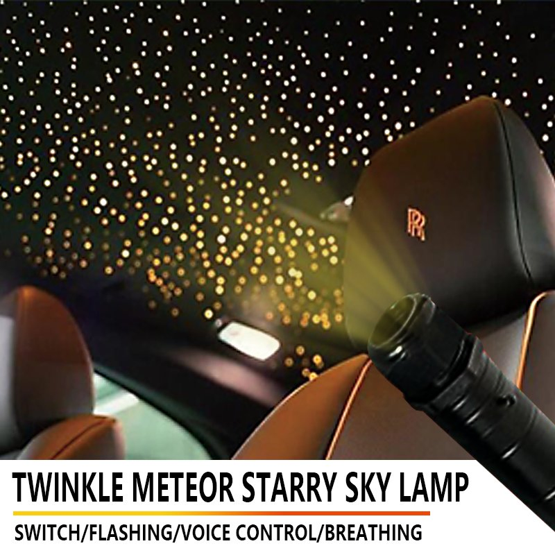 Комплект звездного неба Twinkle & Meteor для авто с APP