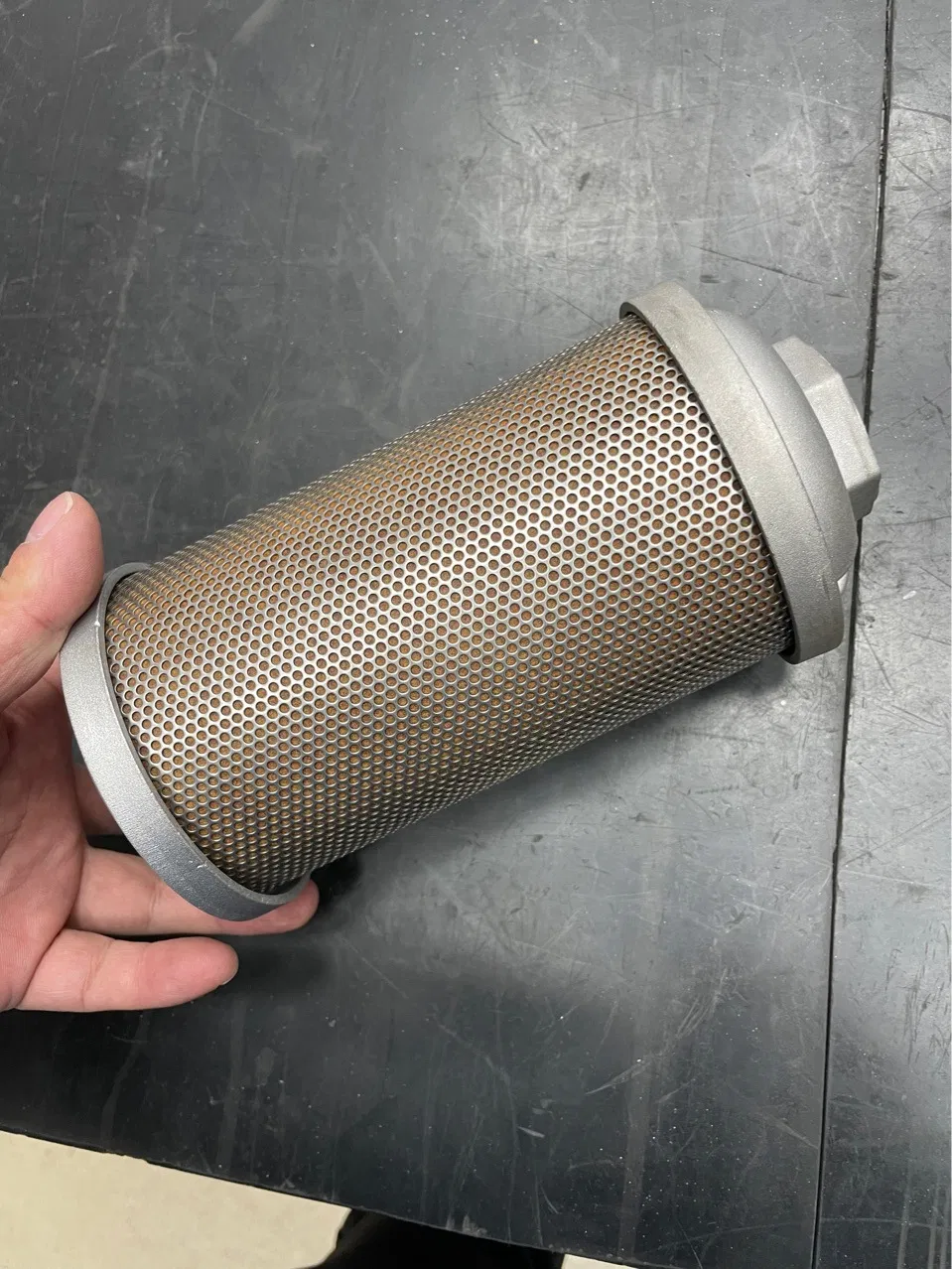 Глушитель выхлопа вакуумного насоса с осушителем воздуха