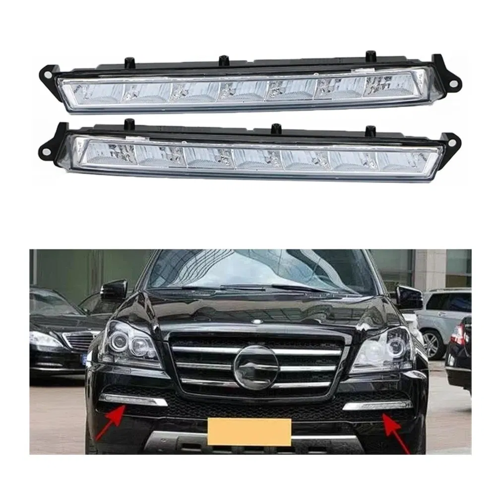 Дневные ходовые огни для Mercedes GL X164 2010-2016